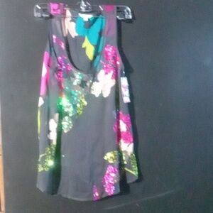 Nwt candies size medium sleeveless sheer top